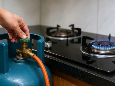 Tắt bếp gas trước hay khóa bình gas trước? Tưởng đơn giản mà nhiều người làm sai