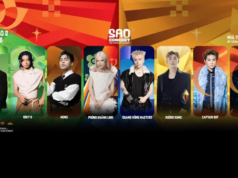 SAO Concert 2 hé lộ dàn nghệ sĩ: Quang Hùng Masterd, Dương Domic, Phùng Khánh Linh, Mono, Grey D, Vương Bình, Captain Boy, Jey B, Orange xác nhận tham gia