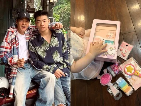 Sao Việt 24h: Võ Hoài Nam khoe con trai bụi bặm, điển trai hơn bố; Con gái Thuỵ Vân 9 tháng đã có két đựng tiền riêng