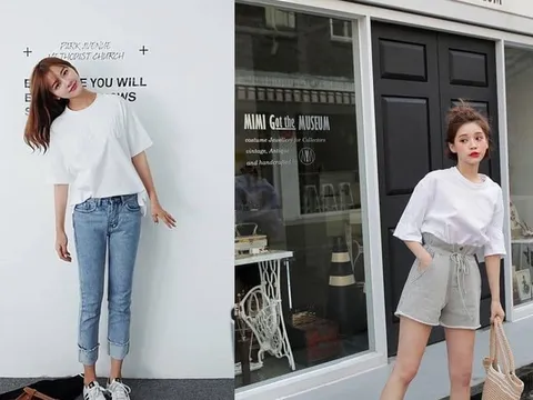 Áo thun trắng – món đồ cơ bản nhưng luôn dẫn đầu xu hướng thời trang mùa hè