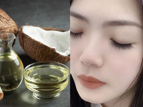 Cách dưỡng mi nhanh dài, cong vút bằng dầu dừa