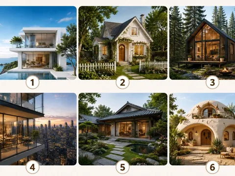 Quiz: Chọn 1 kiểu nhà bạn muốn ở nhất để khám phá môi trường làm việc phù hợp với bạn