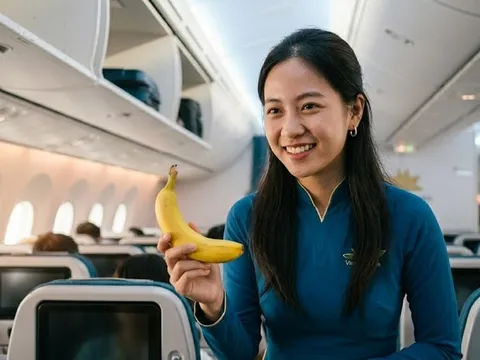 Tại sao tiếp viên hàng không luôn mang theo quả chuối lên máy bay? Sự thật bất ngờ ít ai biết