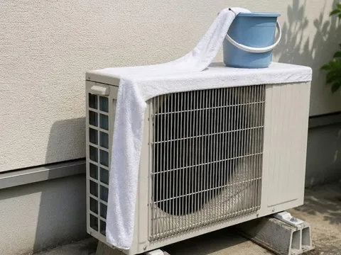 Trời nắng như đổ lửa, đặt thứ này lên cục nóng điều hòa giúp máy mát sâu lại nhẹ tiền điện