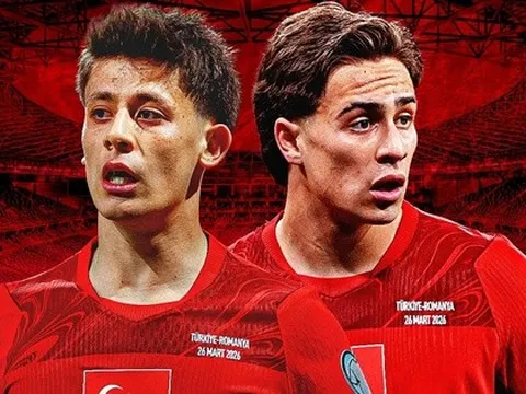 Guler và Yildiz hứa hẹn giúp Thổ Nhĩ Kỳ thoát mác ngựa ô ở World Cup 2026