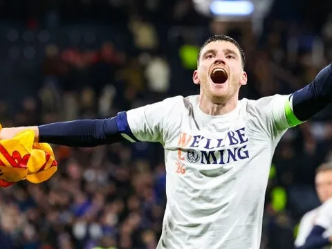 Robertson ngỡ như đang mơ khi cùng Scotland dự World Cup