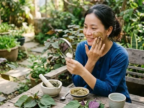 Mách chị em cách trị thâm nám bằng lá tía tô: Da trắng bật tông, mờ nám rõ rệt sau vài tuần