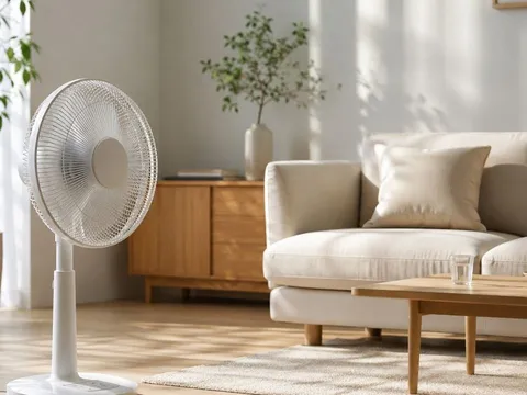 Quạt điện nên hướng từ trên đầu xuống, từ dưới lên hay ngang thân?