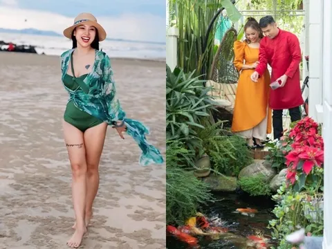 MC VTV khoe body căng tràn bên bờ biển, tận hưởng cuộc sống giàu sướng trong biệt thự 200m khi lấy chồng đại gia