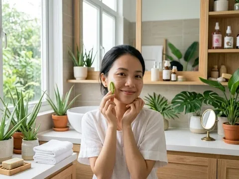 Mẹo dùng nha đam dưỡng da căng mướt tại nhà: Trắng mịn, mờ nám cực dễ