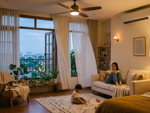 Mở cửa sổ vào thời điểm nào trong ngày để nhà mát tự nhiên hơn?