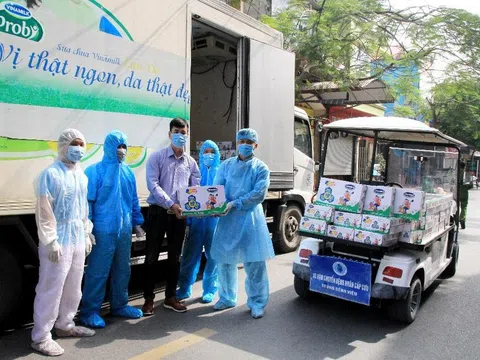 Vinamilk hỗ trợ 45.000 hộp sữa cho hơn 800 trẻ em đang cách ly tại Hà Nội, Hải Dương và Hải Phòng
