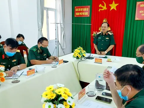 Thượng tướng Nguyễn Phương Nam thăm và kiểm tra công tác phòng, chống dịch COVID-19 tại TP Phú Quốc