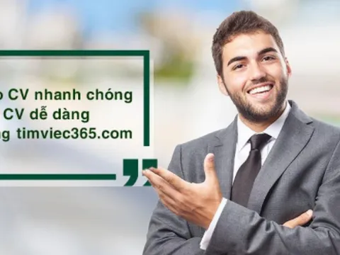 Tạo CV xin việc tiếng Anh và tìm việc làm bảo hiểm tại timviec365.com