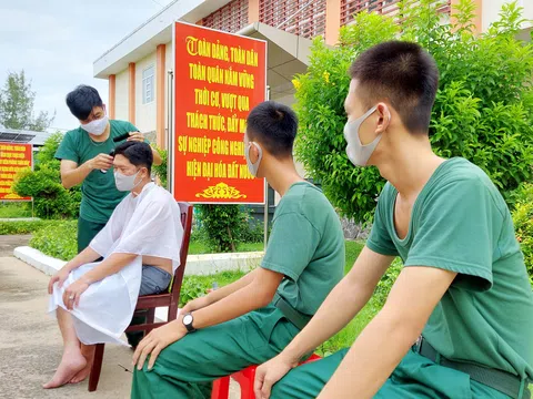 Kiên Giang:  Những chiến sĩ bận rộn nhất 'mùa' cấm trại