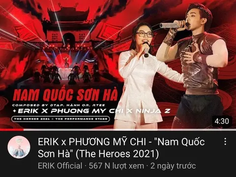 Đưa sử Việt vào âm nhạc, Erik và Phương Mỹ Chi khiến khán giả mê mẫn