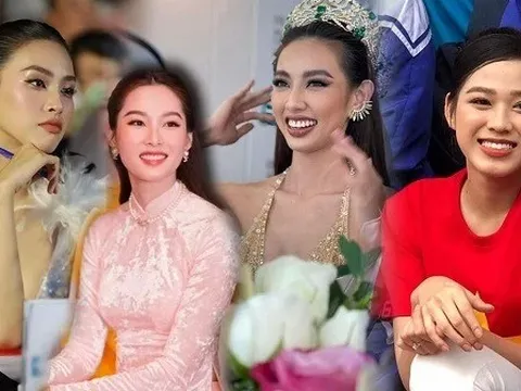 Cùng bị chụp lén, loạt hoa hậu mỗi người một vẻ: Đỗ Hà thuần khiết, Thùy Tiên gây cười