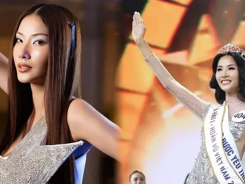Hoàng Thùy một lần nói rõ ồn ào bị công ty mặc kệ khi thi Miss Universe
