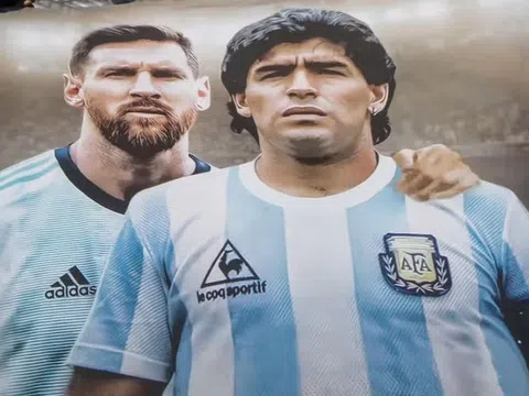 HLV Argentina đưa ra lựa chọn giữa Messi và Maradona