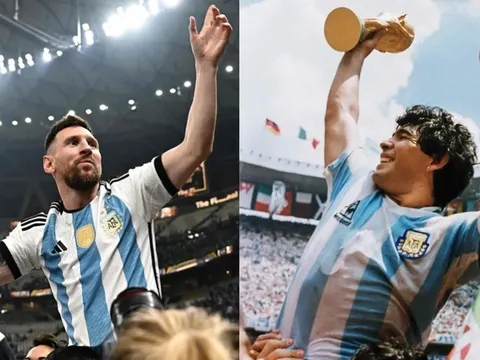 So sánh Messi và Maradona sau khi Argentina vô địch World Cup 2022