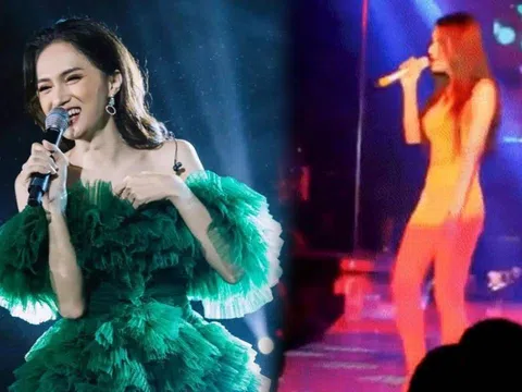 Video: Hương Giang bị đào khoảnh khắc cực sung trên sân khấu thuở mới đi hát