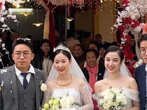 Chuyện thú vị về đám cưới của anh em song sinh cùng tổ chức chung một ngày ở Nghệ An