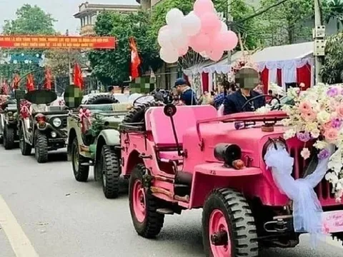 Thái Nguyên: Tạm giữ 6 xe jeep tham gia rước dâu gây xôn xao dư luận