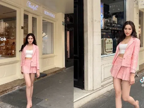 Video: Đu trend biến hình, Hoa hậu Đỗ Thị Hà bị chị em hỏi mượn 'đôi kiếm Nhật' để đi lượn phố