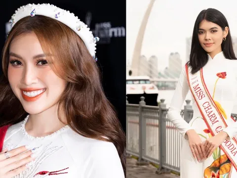 Người đẹp Campuchia có hành động gây chú ý khi không lọt top 20 Miss Charm 2023