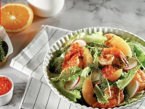 Cách chế biến món Salad cam tình yêu dễ dàng mà rất ngon