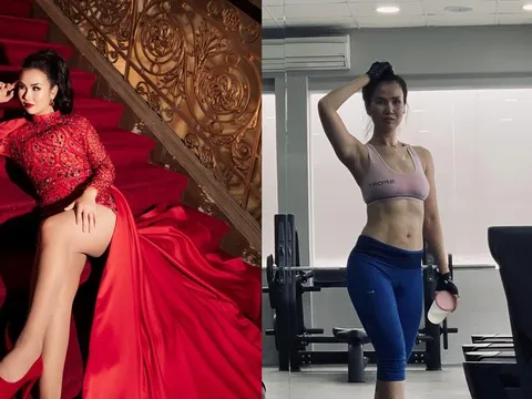 Võ Hạ Trâm khoe vòng eo săn chắc sau hơn 1 năm sinh con đầu lòng
