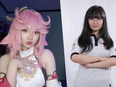 Nữ tuyển thủ Lào cosplay nhân vật Yae Miko trong Genshin Impact