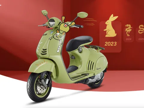 Ra mắt Vespa 946 2023 phiên bản đặc biệt chào xuân Quý Mão