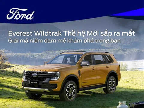 Ford Everest Wildtrak 2023 sắp ra mắt tại Việt Nam, đại lý đã nhận cọc