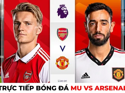 Trực tiếp bóng đá MU vs Arsenal, 23h30 ngày 22/1 - Vòng 21 Ngoại hạng Anh; Link xem MU K+ FULL HD