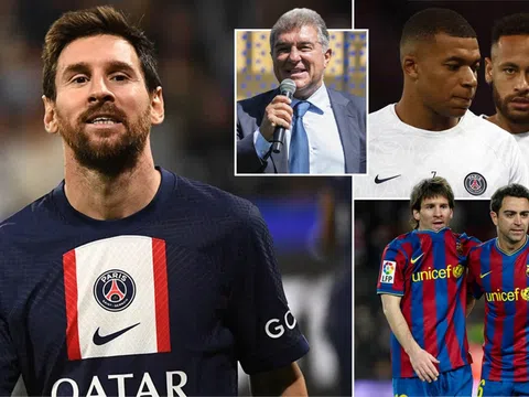 Messi bất ngờ có động thái muốn tái hợp với Barca sau khi lập siêu phẩm đá phạt cho PSG