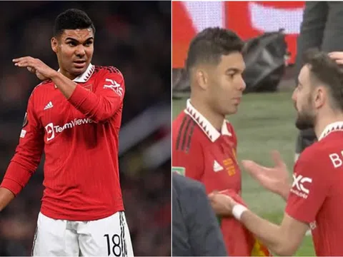 Nội bộ Man Utd 'lục đục' sau chức vô địch Carabao Cup: Casemiro thẳng thừng chỉ trích đội trưởng MU