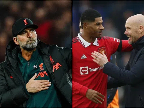 Klopp buông lời thách thức MU, tự tin 'hất cẳng' Ten Hag khỏi cuộc đua vô địch Ngoại hạng Anh