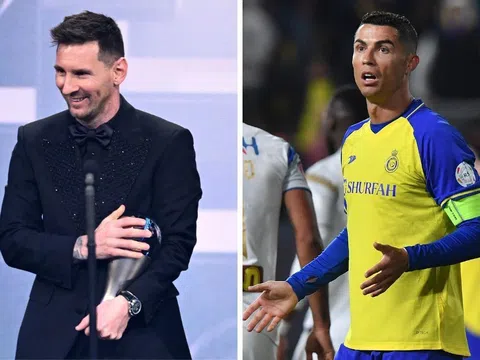 Bị fan nhí so sánh với Messi trong ngày thi đấu mờ nhạt, Ronaldo đáp trả 'cực gắt'