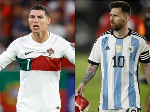 Giúp Bồ Đào Nha thắng dễ tại Vòng loại Euro, Ronaldo vẫn bị so sánh với Messi vì 'chứng nào tật nấy'