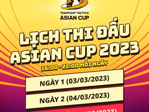 ĐTCL: Danh sách chia bảng tại TFT ASIAN Cup 2023 ngày 1