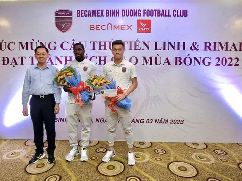 Tiến Linh, Rimario nhận vinh dự hậu Quả bóng Vàng 2022