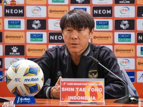 HLV Shin Tae-yong tuyên bố 'khét' dù U20 Indonesia vừa nhận thất bại