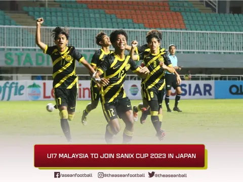 Malaysia được Nhật Bản mời tham dự giải đấu trẻ quốc tế