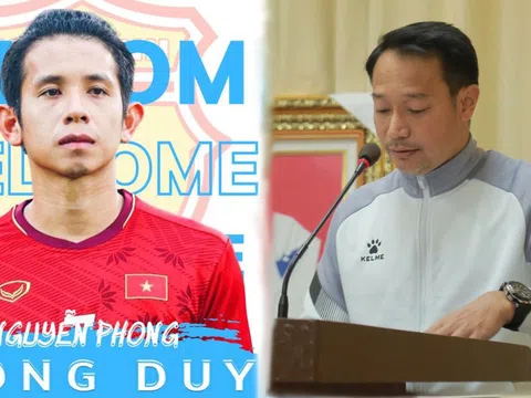 V-League 2023: HLV Vũ Hồng Việt cùng dàn tân binh nói gì ở buổi gặp mặt BLĐ tỉnh Nam Định?