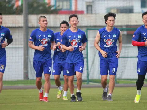 Lý do CLB HAGL thay đổi kế hoạch tập luyện trước thềm trận gặp Nam Định?