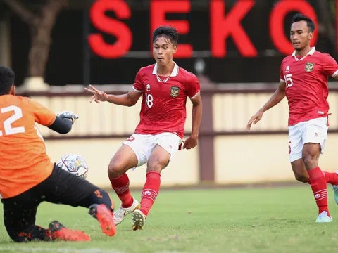 Chùm ảnh U20 Indonesia thi triển Pencak Silat trong trận giao hữu với Fiji