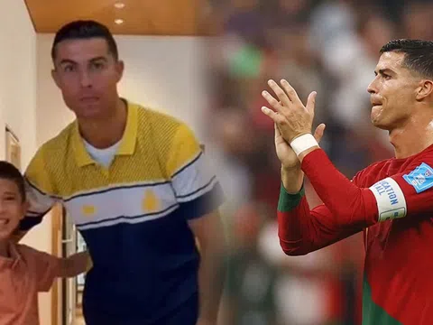 Xúc động khoảnh khắc cậu bé người Syria hoàn thành giấc mơ gặp thần tượng Ronaldo