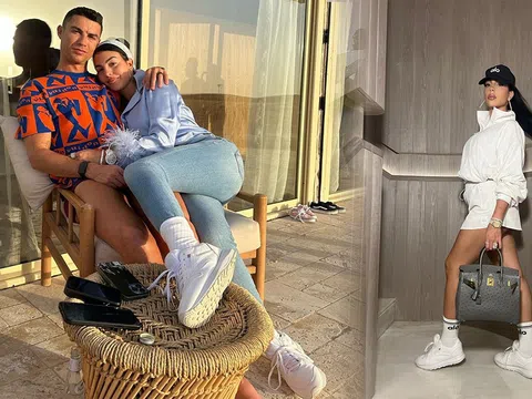 Bạn gái Ronaldo chia sẻ bộ sưu tập giày vô cùng xa xỉ lên MXH