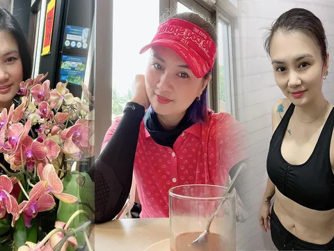 Hoa khôi bóng chuyền Kim Huệ khoe nhan sắc quyến rũ, rạng rỡ ở tuổi 40